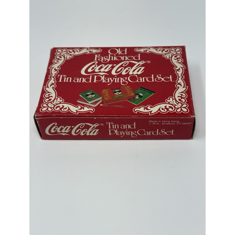 Rare Coca Cola Playing Cards Deck - Vintage Retro 1980s 2 Card Deck Set